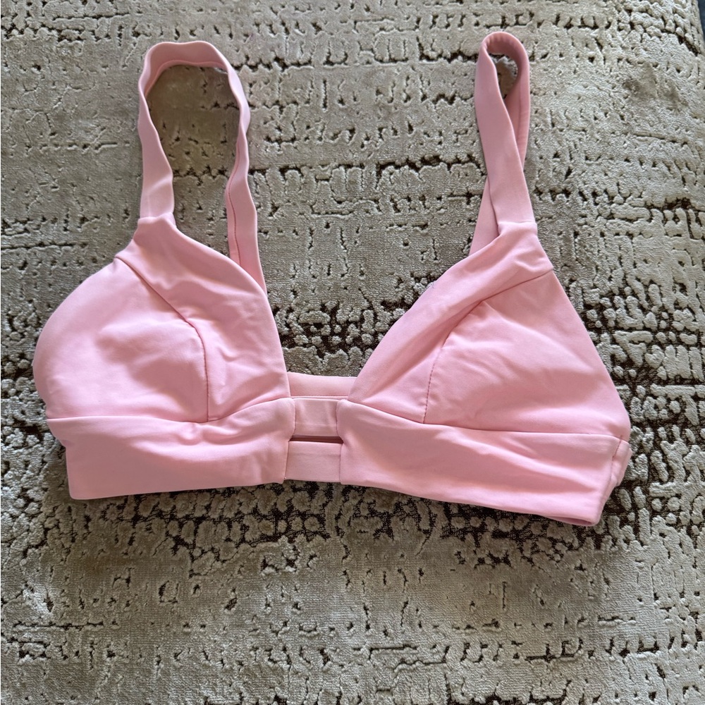 Vitamin A Light Pink Swim Bra